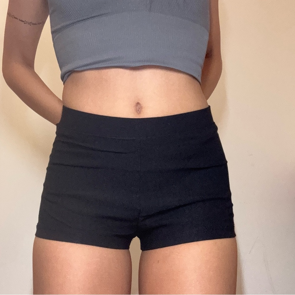 Black Booty Shorts